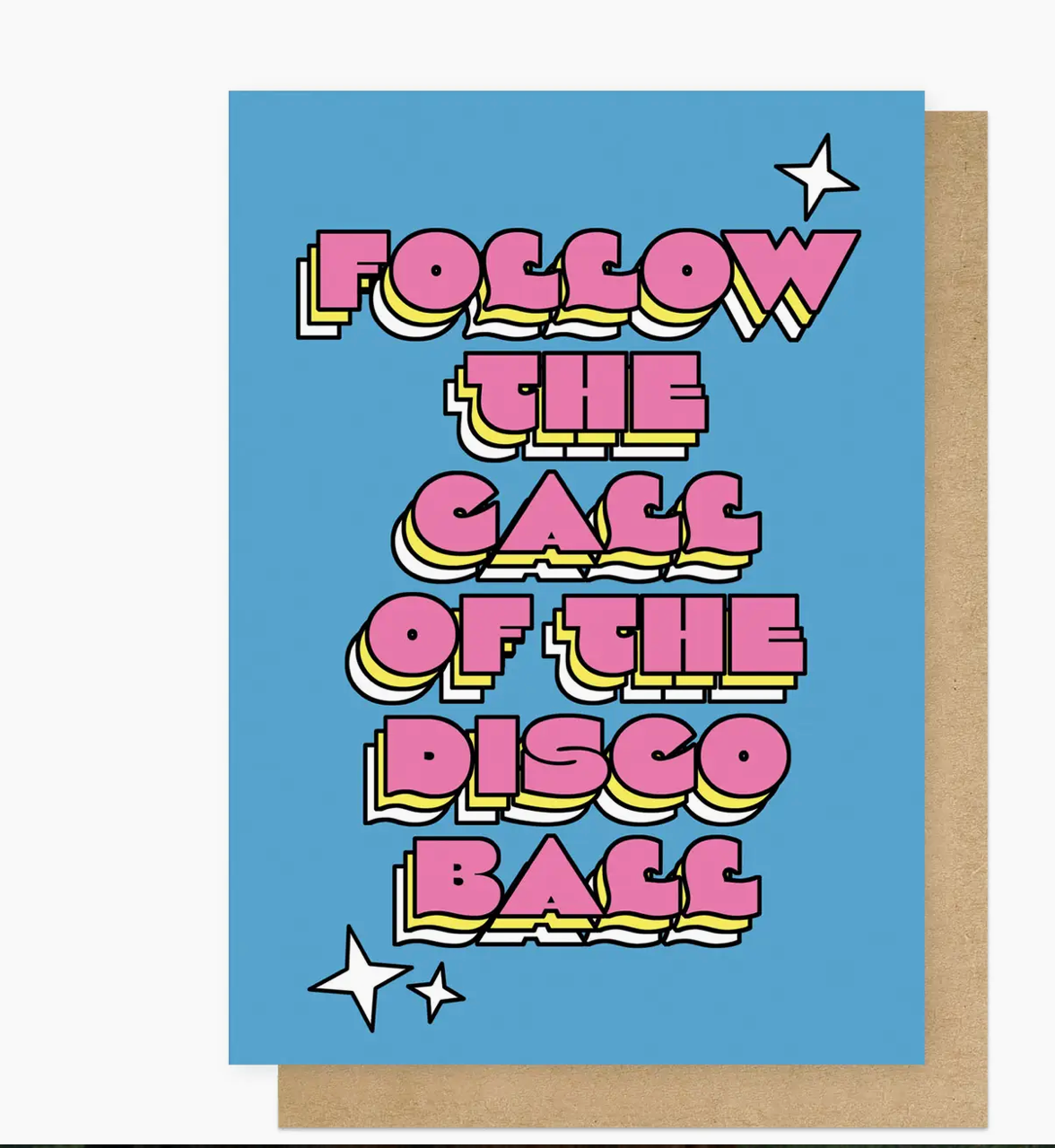 Disco Ball Greetings Card
