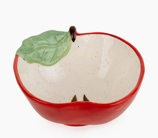 Apple Shaped Dish - Red