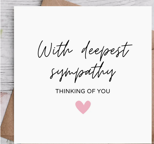 Sympathy Card / Bereavement Card