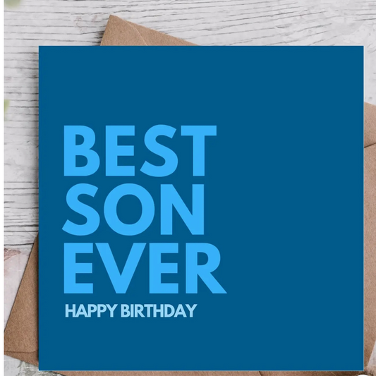 Son Birthday Card