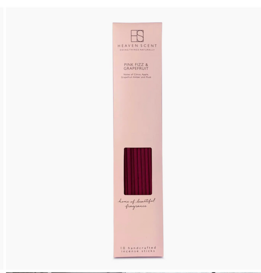 10 Pink Fizz & Grapefruit Incense Sticks
