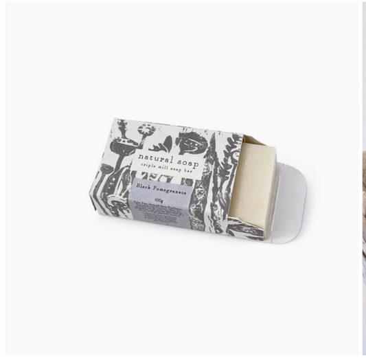 100g Palm Free Soap Black Pomegranate