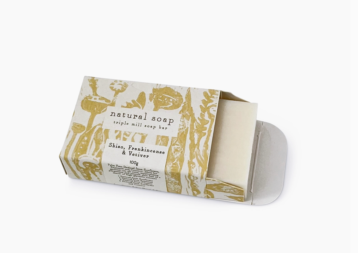 100g Palm Free Soap Shiso‚ Frankincense & Vetiver