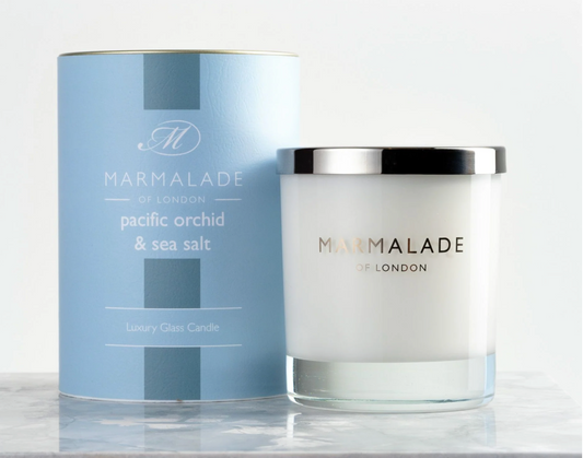 Pacific Orchid & Sea Salt Glass Candle