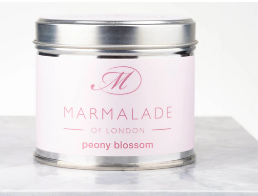 Peony Blossom Medium tin candle