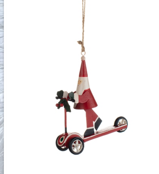 Red Santa Scooter
