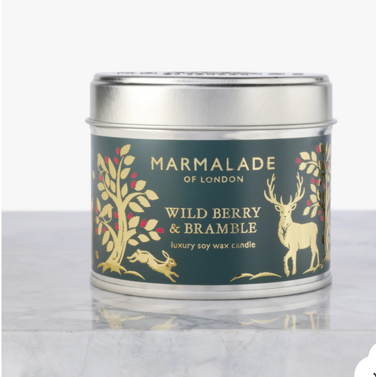 Wild Berry & Bramble Medium Tin Candle
