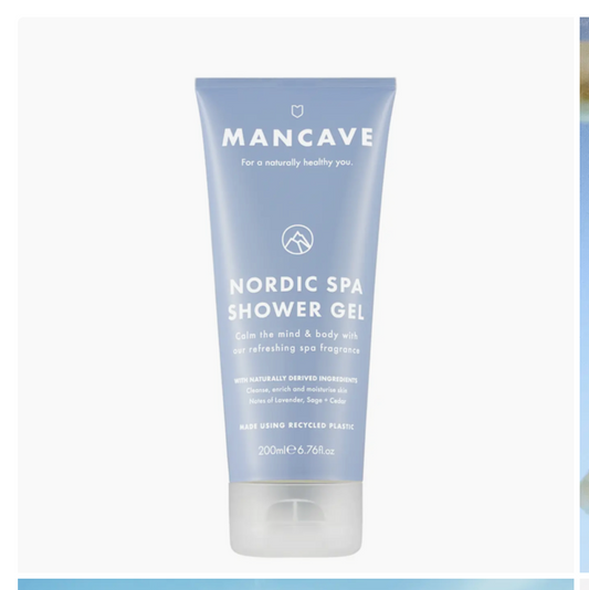 Nordic Spa 200ml, Mens Shower Gel, Vegan,
