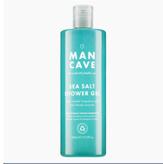 Sea Salt Shower Gel 500ml, Shower Gel For Men,