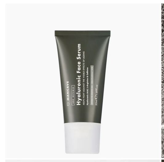 Hyaluronic Face Serum, Mens Skincare, Anti Ageing