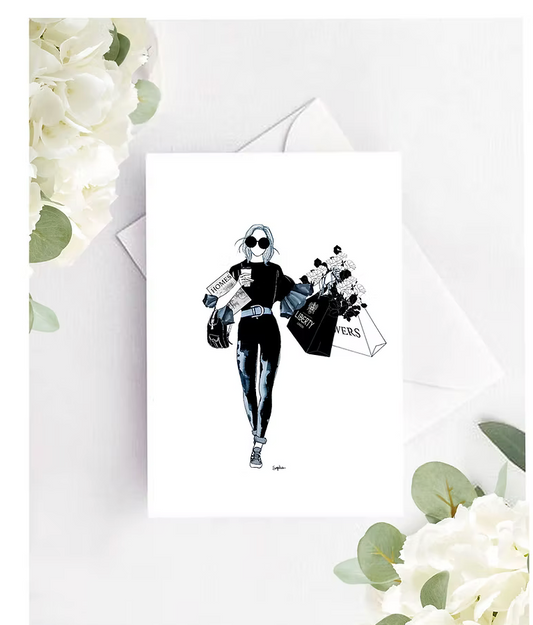 Liberty flowers Greeting Card