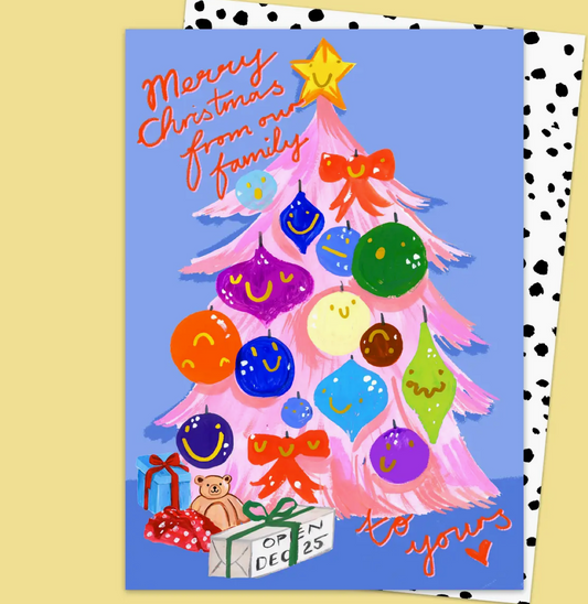Merry Christmas from Our Family Card