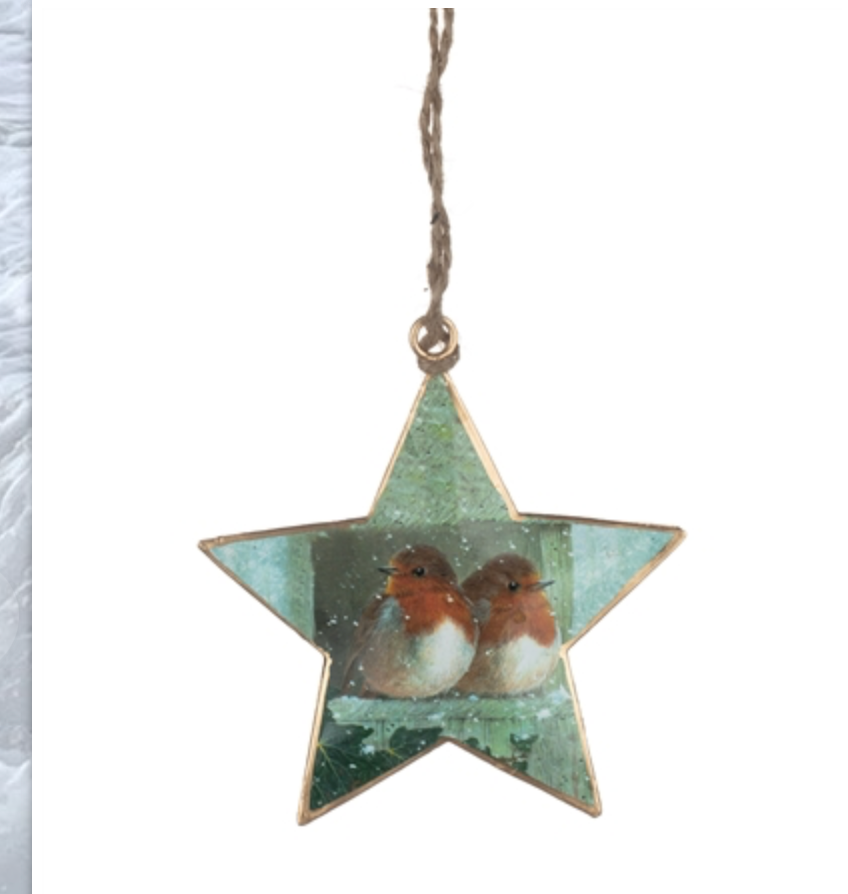 Star with Two Robins