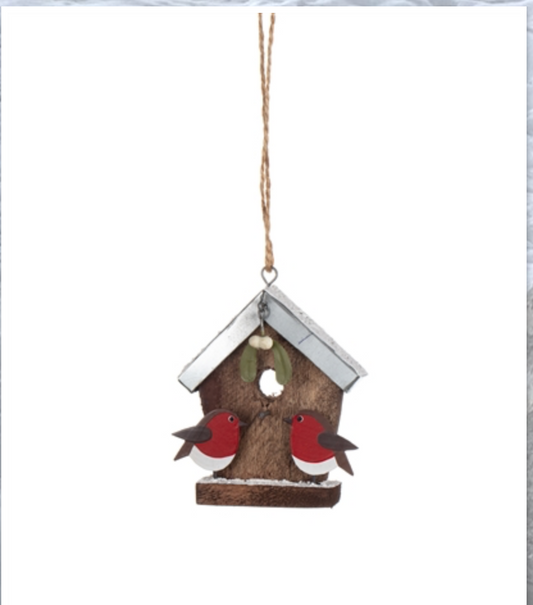 Birdhouse and Mistletoe