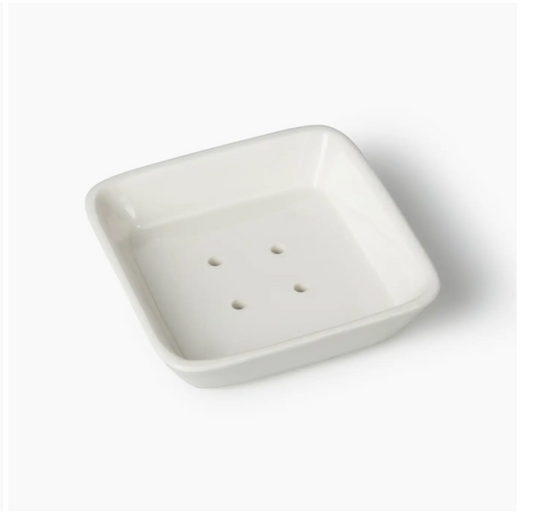 Porcelain Soap Dish | White