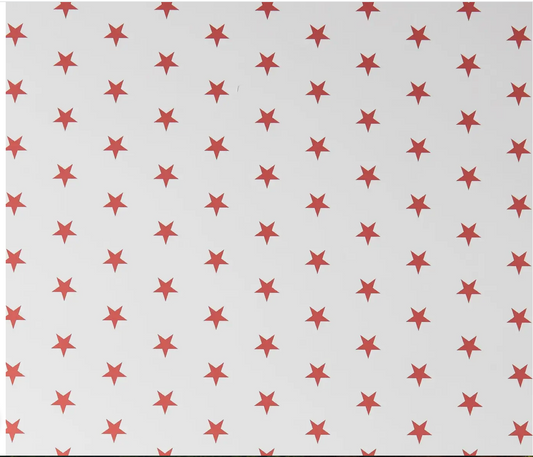 Wrapping Paper |White |Medium Star