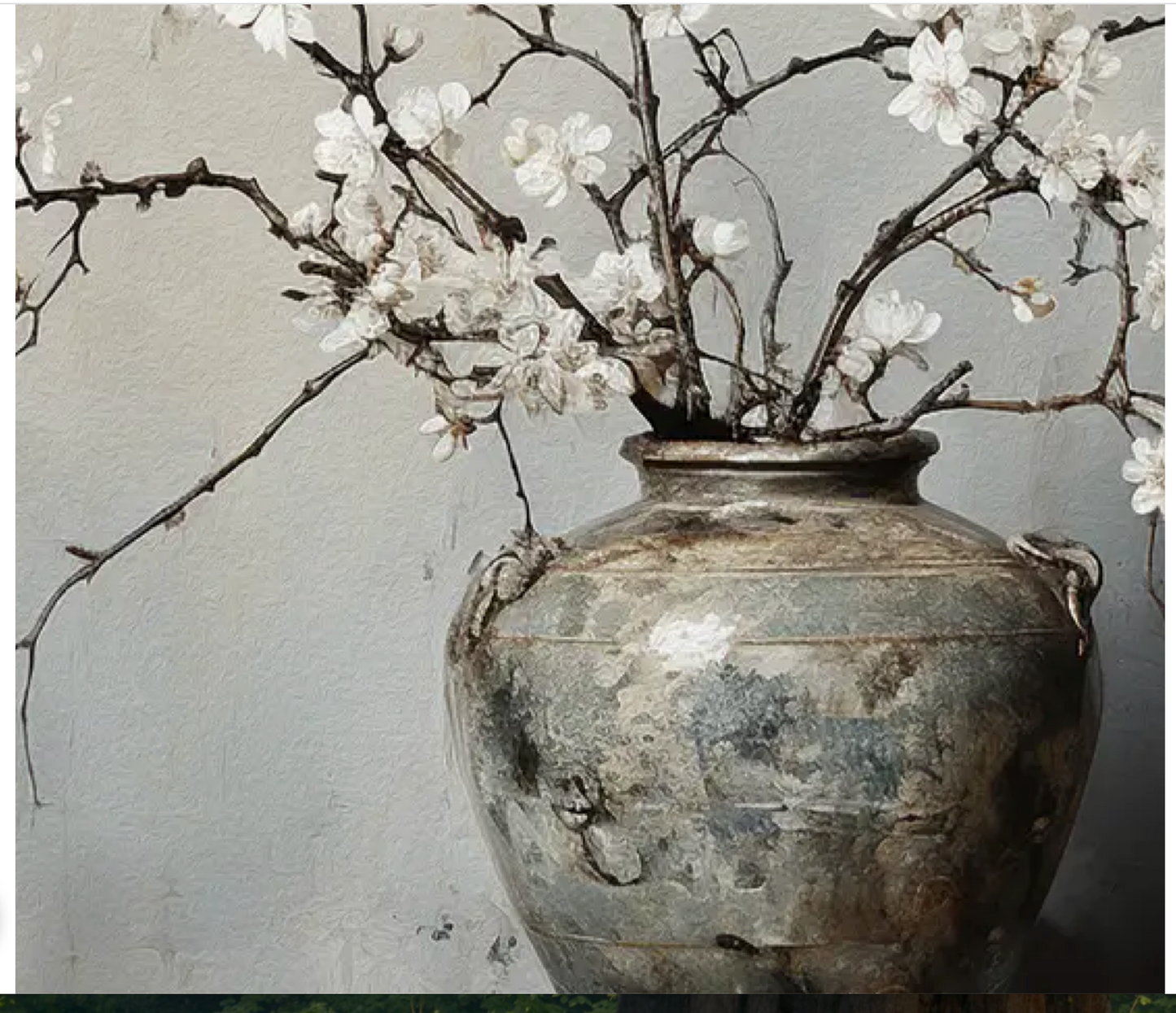 Garden Poster Antique Pot