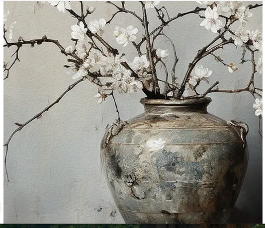 Garden Poster Antique Pot