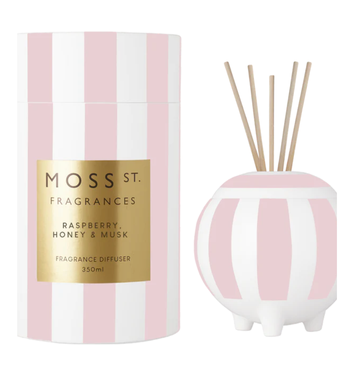 Raspberry, Honey & Musk Ceramic Diffuser 350ml