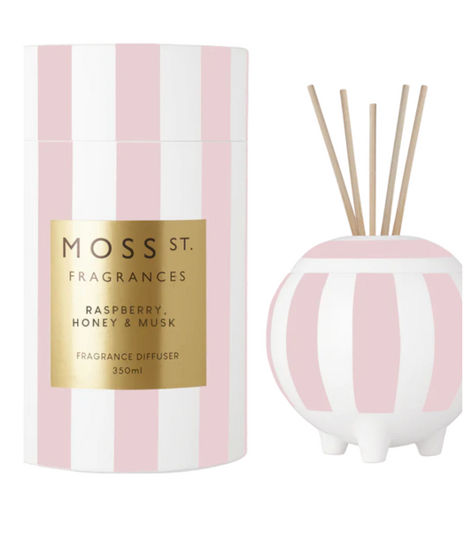 Raspberry, Honey & Musk Ceramic Diffuser 350ml