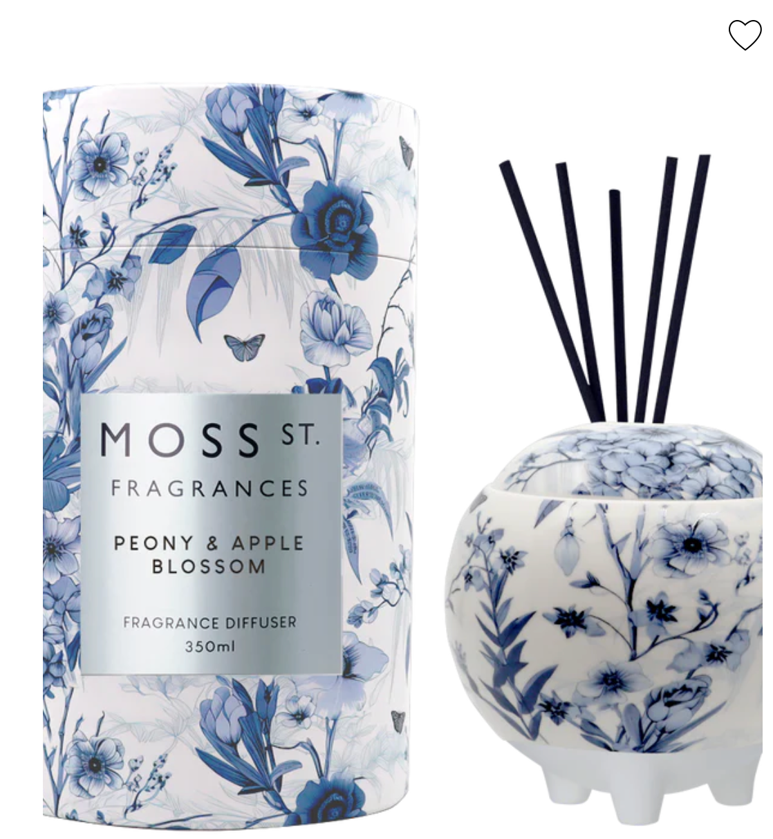 Peony & Apple Blossom Ceramic Diffuser 350ml