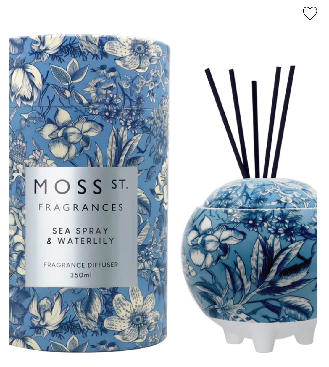 Sea Spray & Waterlily Ceramic Diffuser 350ml