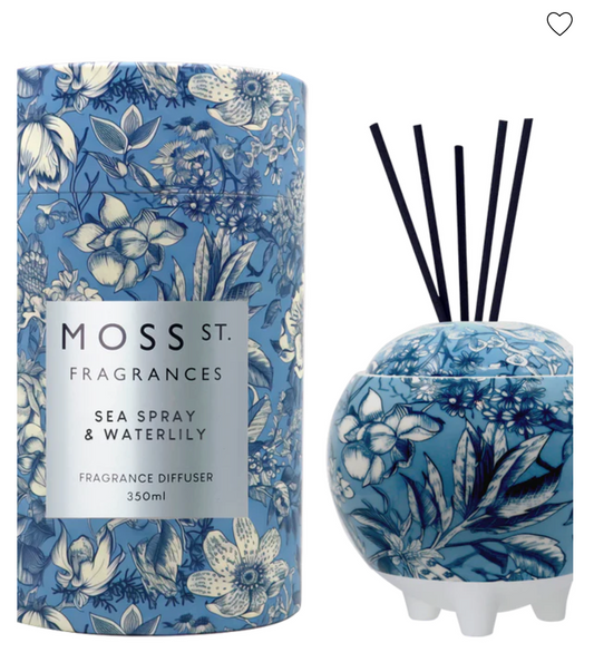 Sea Spray & Waterlily Ceramic Diffuser 350ml