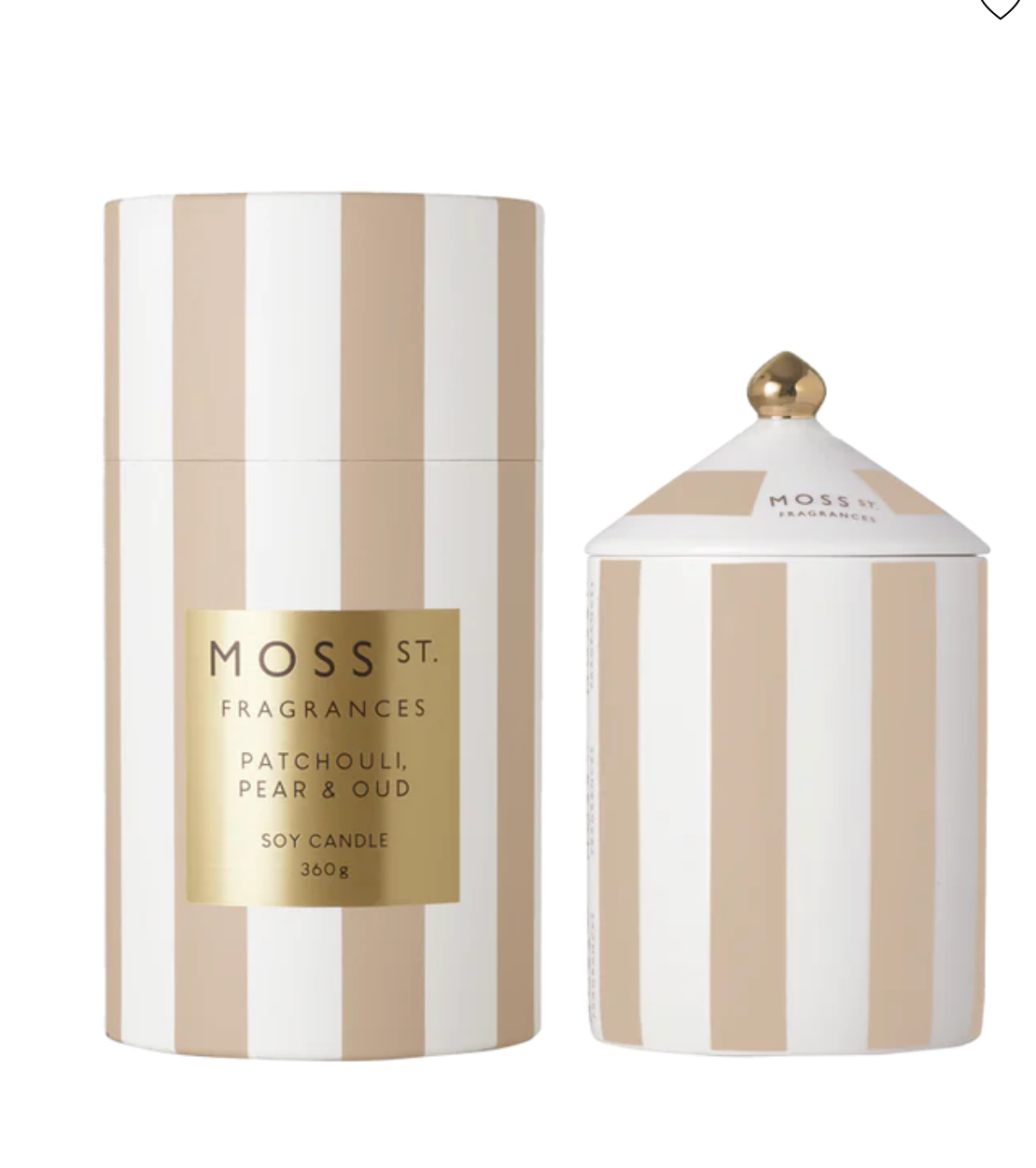 Patchouli, Pear & Oud Ceramic Candle 360g