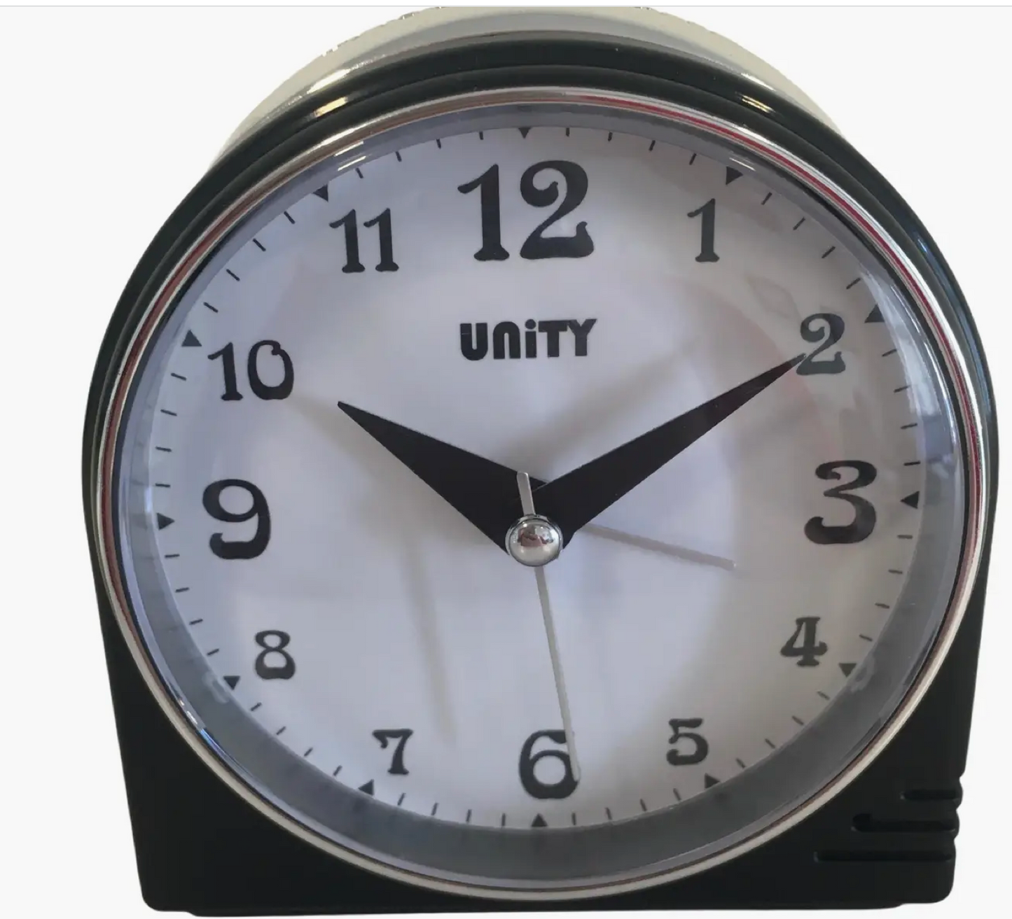 Retro Alarm Clock in Black