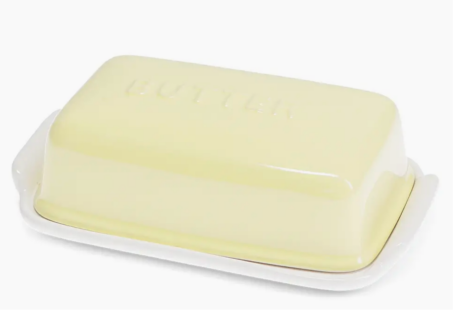 Ceramic Butter Dish - Yellow
