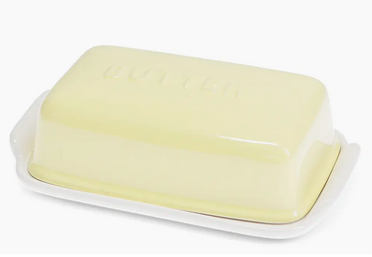 Ceramic Butter Dish - Yellow