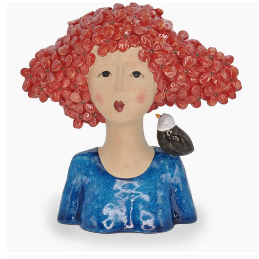 Amélie - Red Haired Lady with Bird