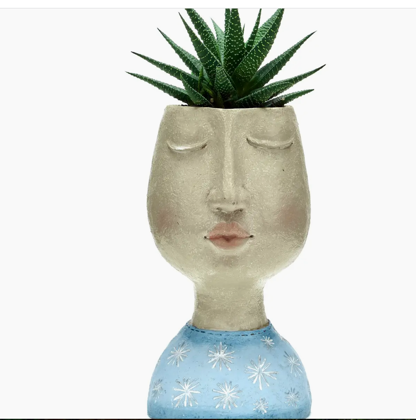 Head Planter Blue