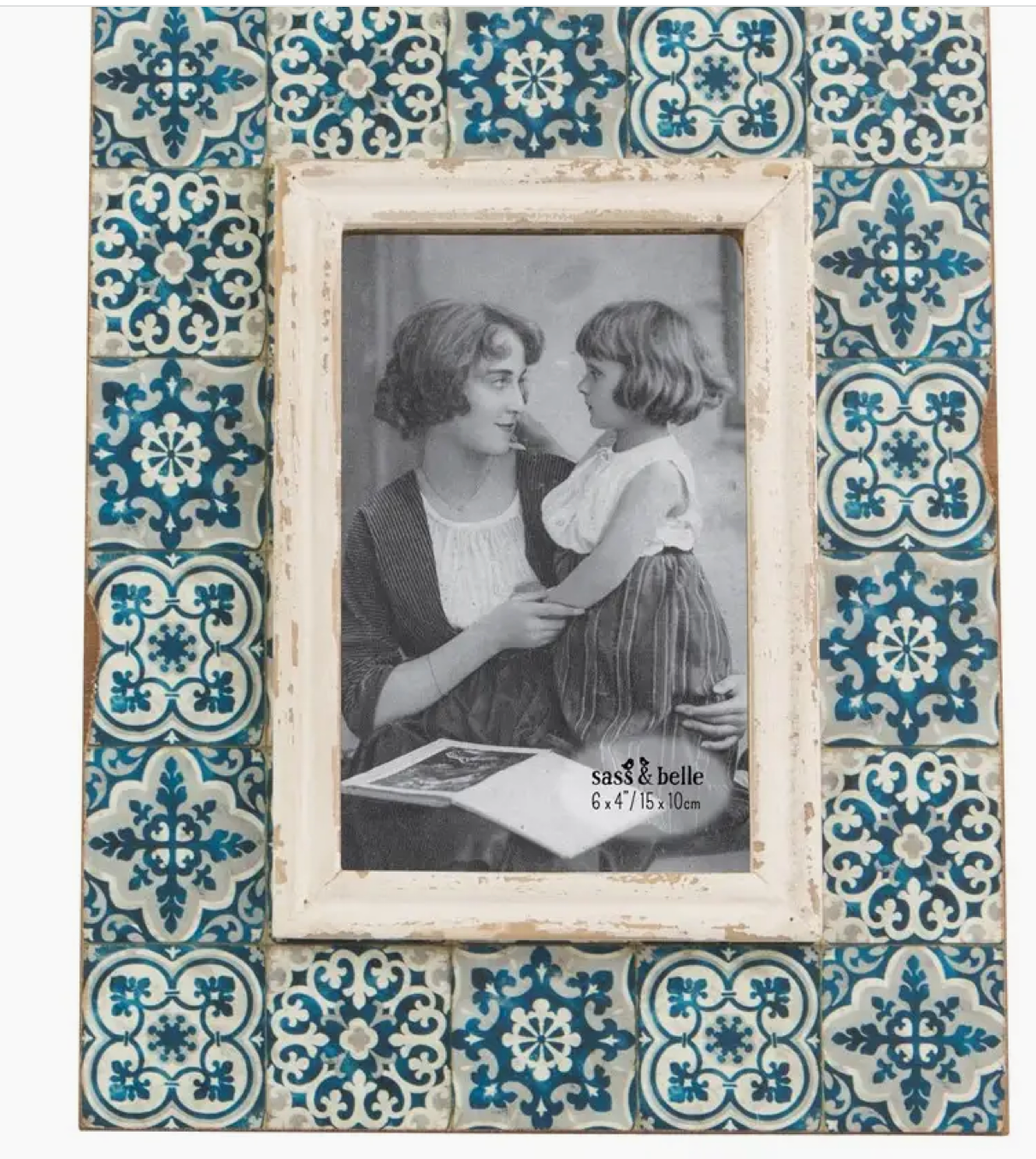 Mediterranean Mosaic Photo Frame