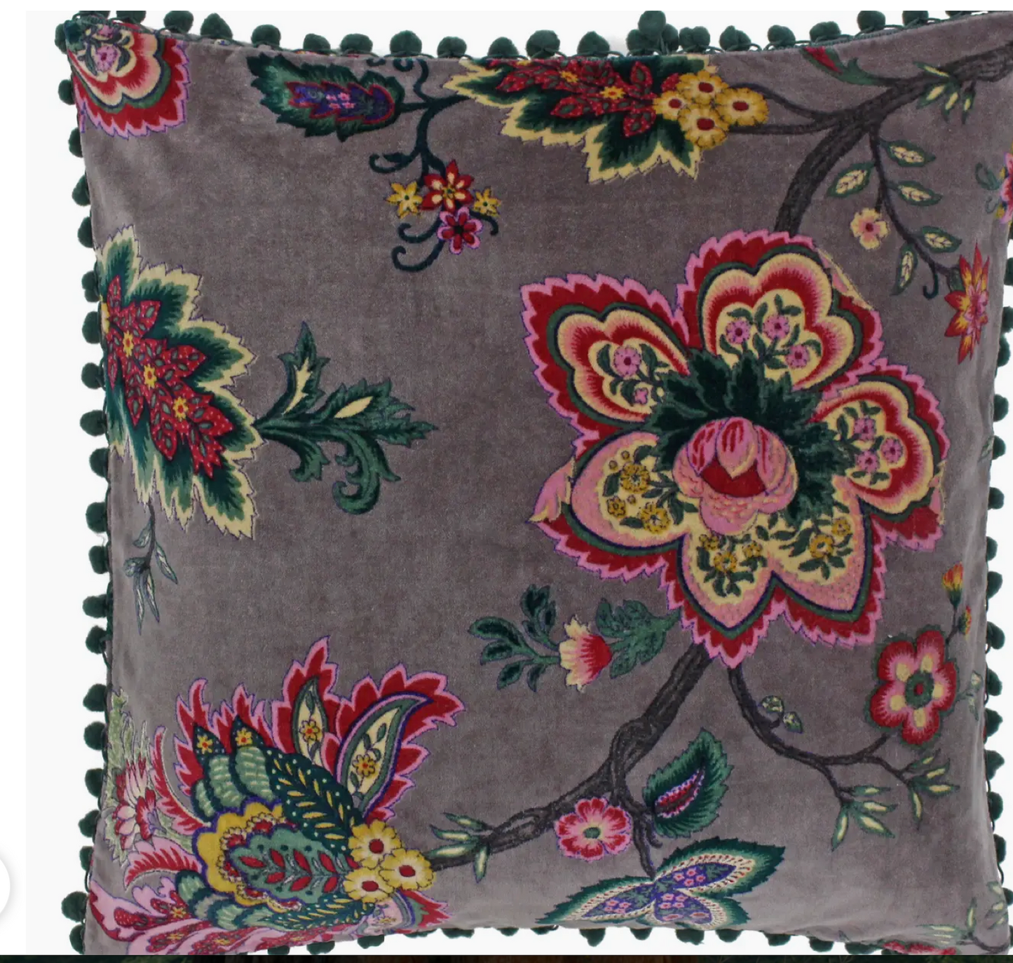 Palampur Velvet Cushion Mink