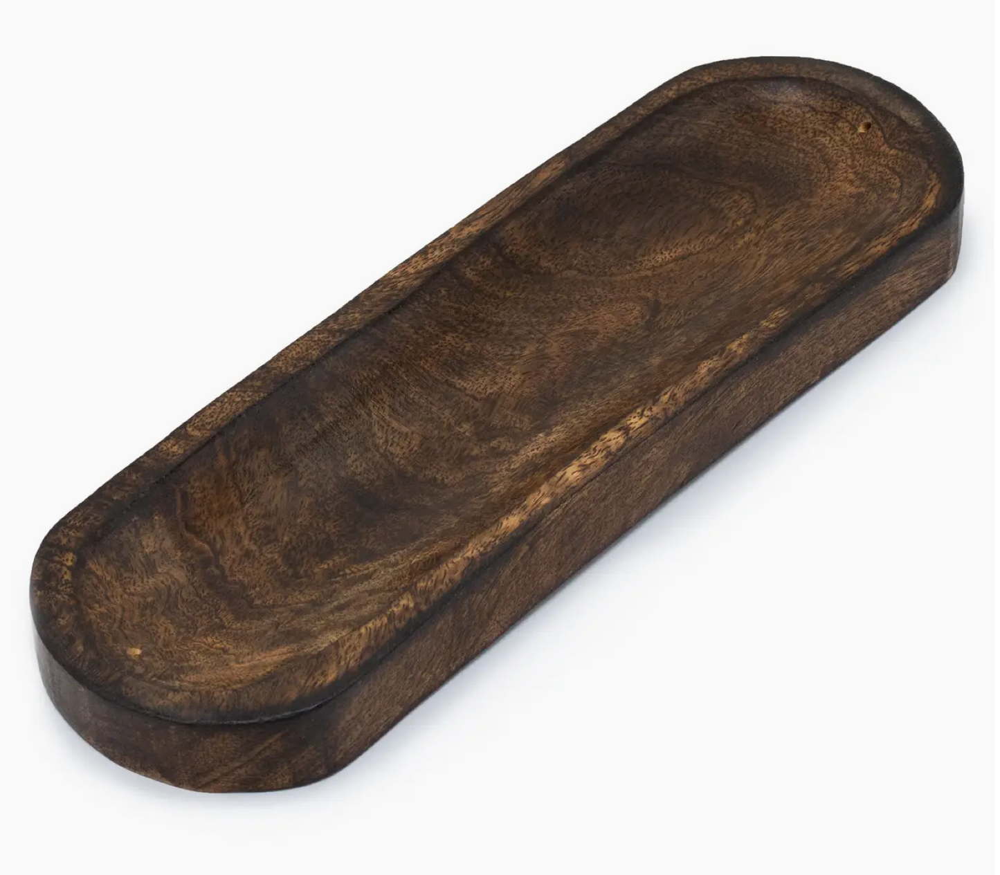 Large Incense Tray 30x10cm - Classic Mango Wood