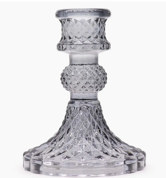 Vintage Candle Holder - Midnight Grey