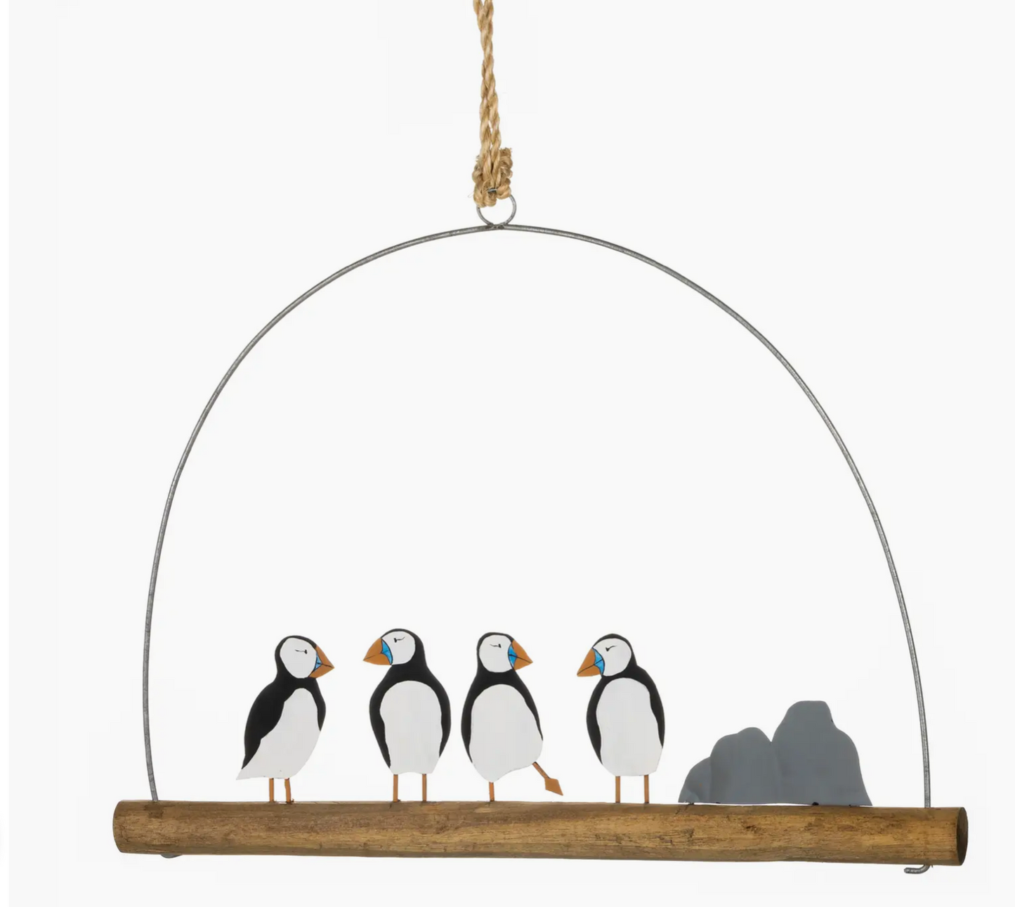 Perched Puffins (Hanging)