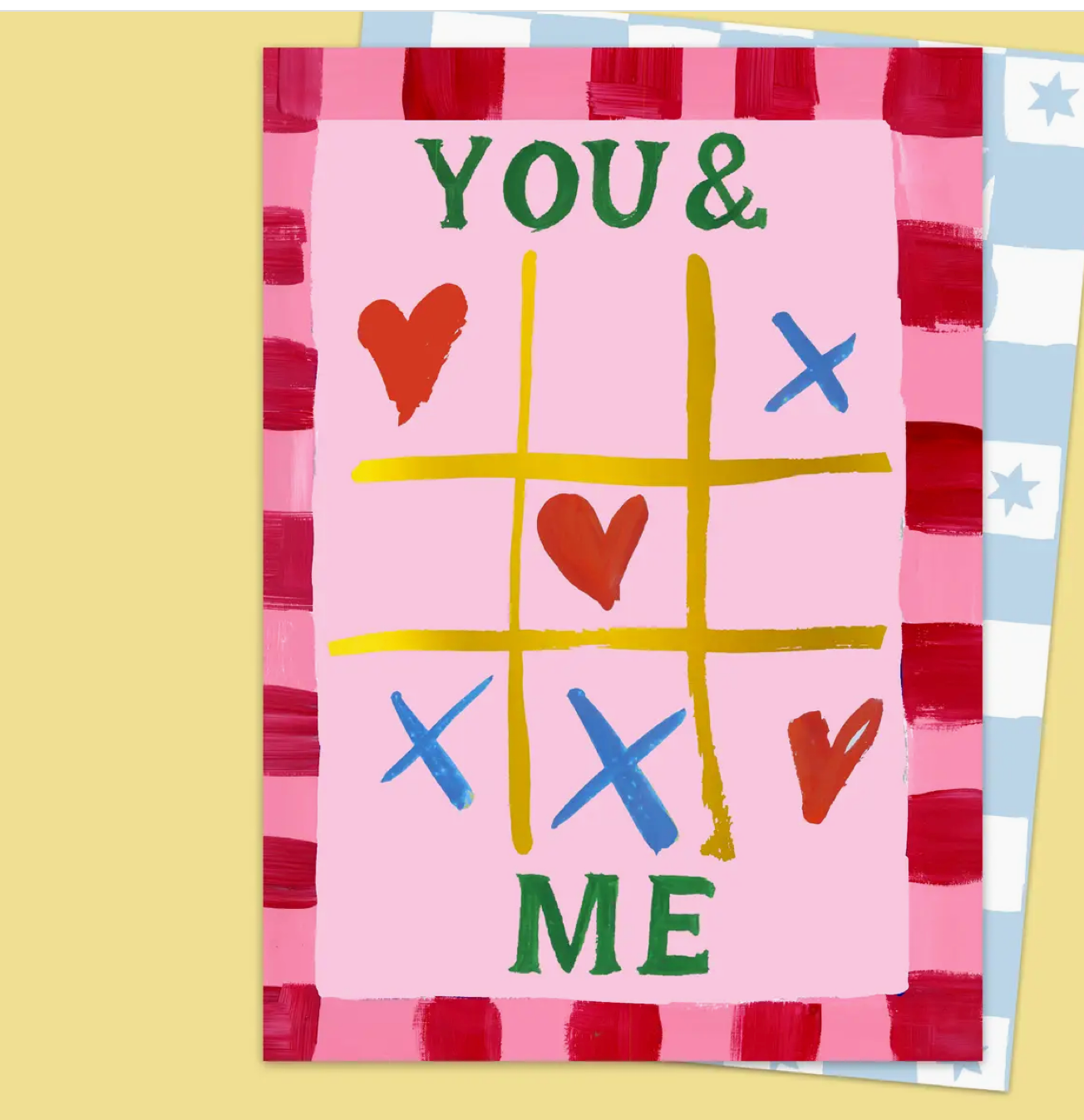 You & Me Love & Kisses Board Card