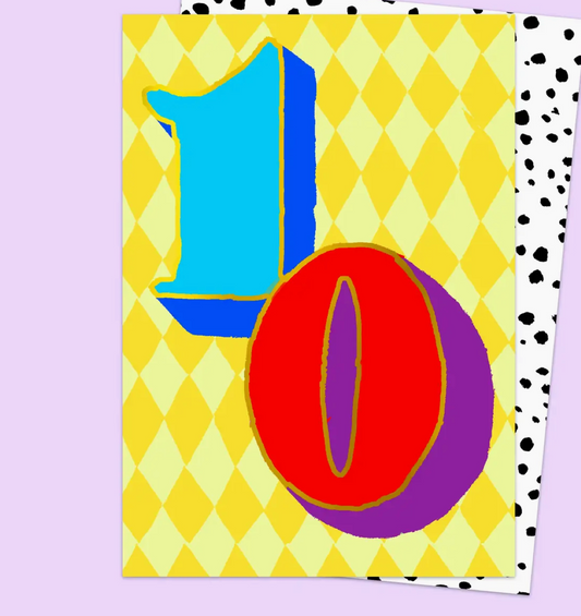 10th Birthday Card