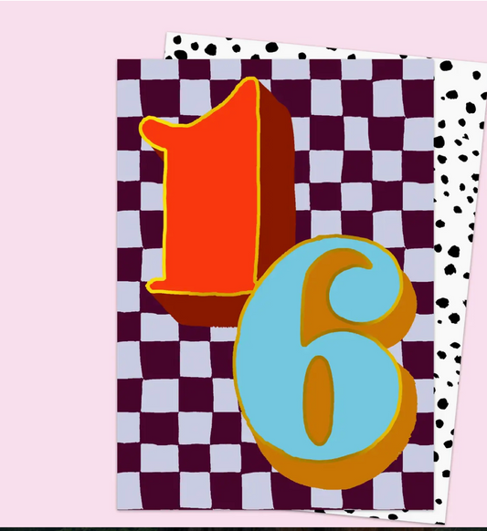 16th Birthday Card
