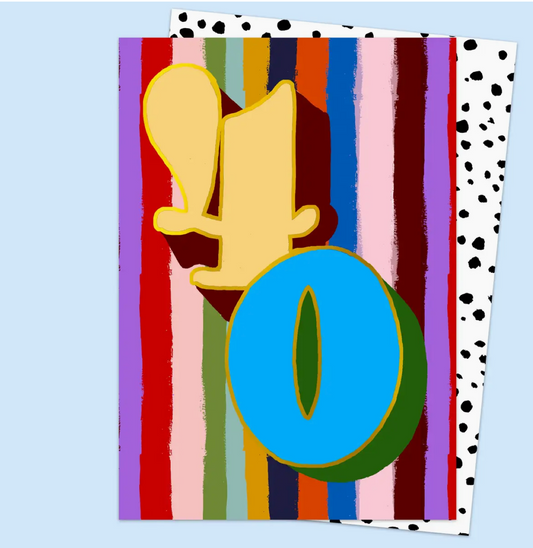 40th Birthday Card