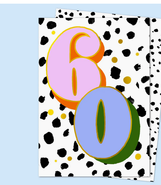 60th Birthday Card