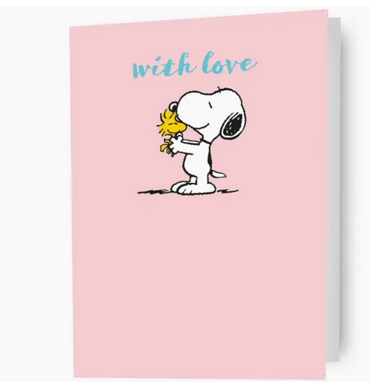 Peanuts Snoopy 'with Love' Blank Card