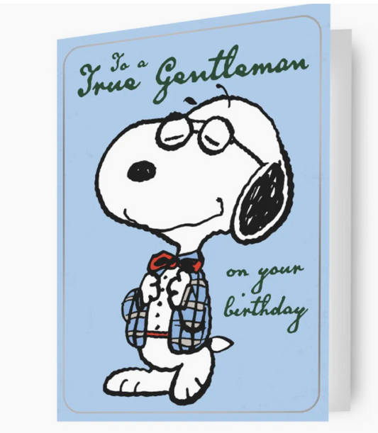 Peanuts Snoopy Birthday Card For Him