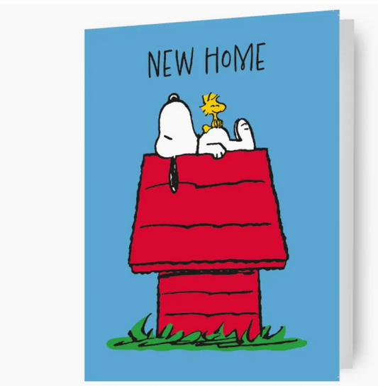 Peanuts Snoopy New Home Card