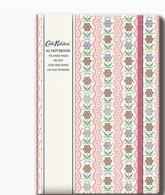 Cath Kidston A5 Notebook (Hard) Flowers Gift Stationery Pink