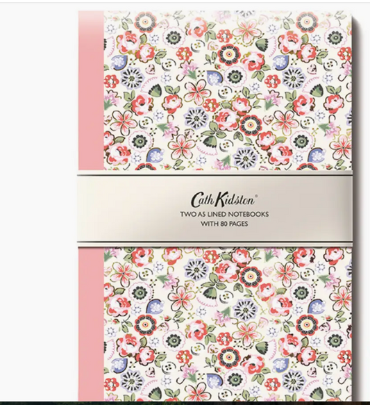 Cath Kidston A5 Notebook Set (2) Soft Pink Stationery