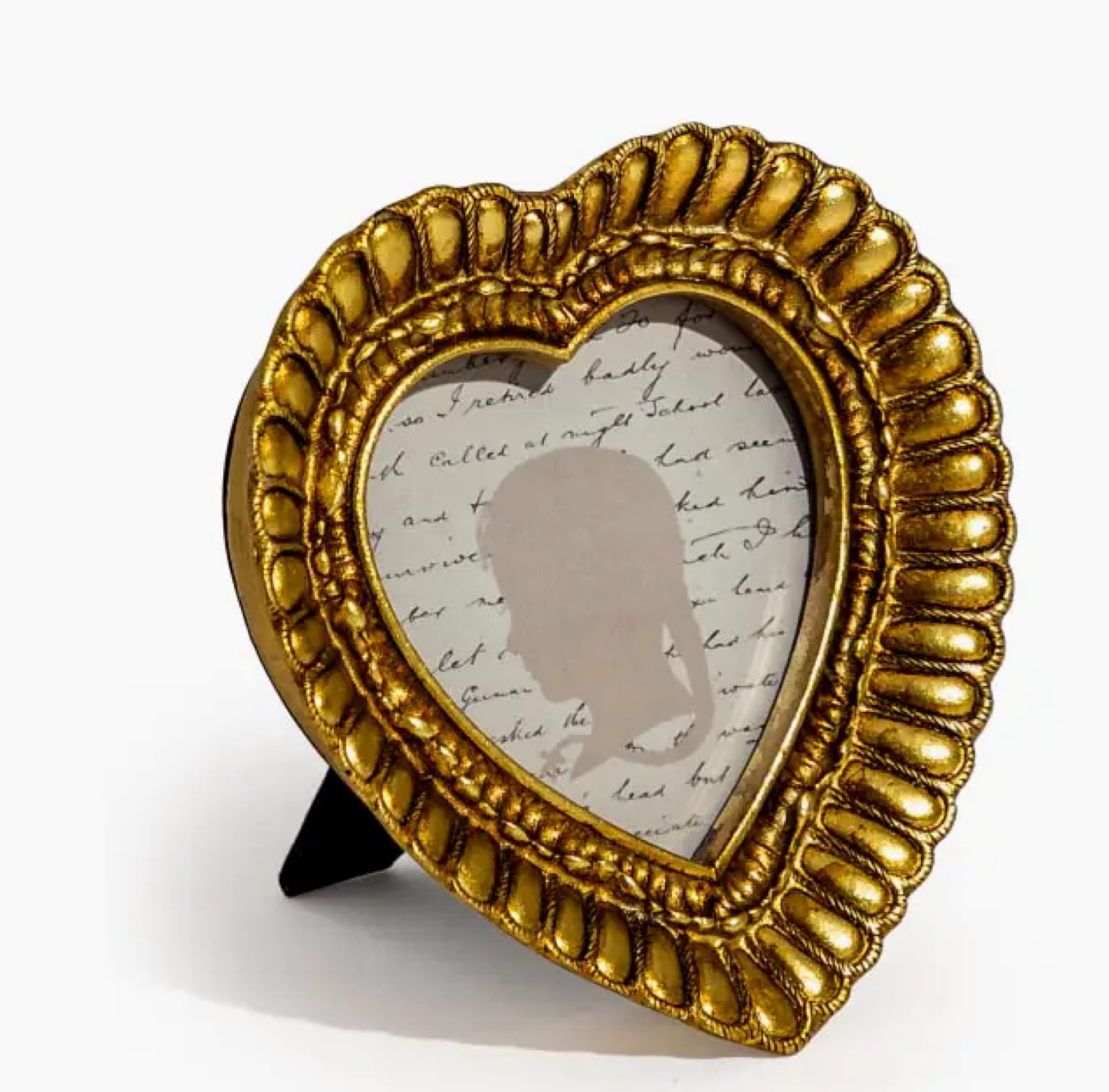 Small Gold Heart Photo Frame