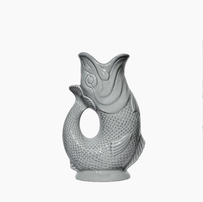 Dark Grey Original Gluggle Jug Pitcher Vase